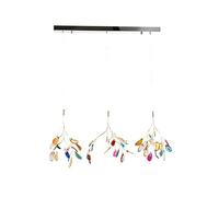Chandelier Light, Linear Chandelier G4 Agate Hanging Ceiling Light Fixtures Pendant Light Flush Mount Ceiling Light Compatible with Dining Room Bathroom Bedroom Livingroom(3t)