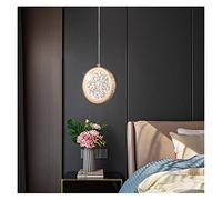 Chandelier Light Luxury net red Bedroom Bedside Small Chandelier Personality Creative Nordic Style Designer Restaurant bar Atmosphere lamp (Body Color : 2 Emitting Color : Warm White) (Warm White 3)