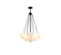 Chandelier Light, Metal Gold Black Sputnik Chandeliers 3 Lights Industrial Rustic Mid Century Ceiling Light Fixtures Pendant Light Compatible with Living Room,Bedroom,Dining Room,Bar,Restaurant(Black