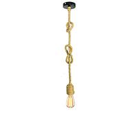 Chandelier Light, Pendent Lamps Hand-Woven Hemp Rope Hanging Antique Pendant Lights Industrial Chandelier Lighting Fixtures Cafe Restaurant IlluminatDroplight(A)