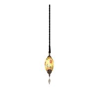Chandelier Light, Retro Stained Glass Hanging Light - - Mosaic Glass Chandelier - E26 Indoor Adjustable Lighting Fixtures Compatible with Music Restaurant, Cafe, ., Homestay Decoration, And Ceiling H