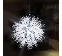 Chandelier Light, Small Sputnik Chandelier Adjustable Height Crystal Ceiling Lamp G4 Without Hanging Wire Length 150cm,Compatible with Living Room Dining Room