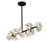 Chandelier Light, V-intage LED Firework Chandelier Crystal DandelChandelier Flower Bunch Pendant Lighting,16