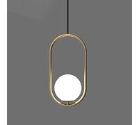 Chandelier Oval Ring Ceiling Grass Hanging Lamp Single Head Light Fixtures Suitable for Bedside, Bedroom, Dining Room Pendant Lighting