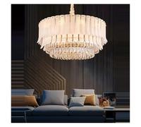 Chandelier Postmodern Luxury Round Golden Crystal Chandelier 2025 New Trend Home Decor Hanging Light Fixture For Living Room