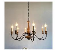 Chandelier Retro Pendant Light Iron Restaurant Bedroom Lighting