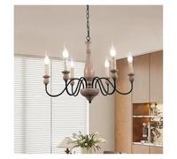 Chandelier Retro Pendant Light Iron Restaurant Bedroom Lighting
