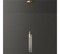 Chandelier with Adjustable Wire Pendant Light, Restaurant Home Decor Copper E14 Small Hanging Lamp, Glass Shade (Color: Black)(Gold)