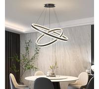Chandeliers Dimmable Pendant Light, 3000K-6000K Adjustable with Remote Control, Chandelier for Dining Room Lighting(B)