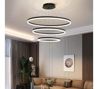 Chandeliers Dimmable Pendant Light, 3000K-6000K Adjustable with Remote Control, Chandelier for Dining Room Lighting(C)