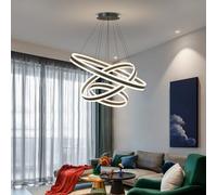 Chandeliers Dimmable Pendant Light, 3000K-6000K Adjustable with Remote Control, Chandelier for Dining Room Lighting(F)