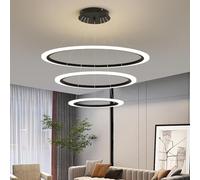 Chandeliers Dimmable Pendant Light, 3000K-6000K Adjustable with Remote Control, Chandelier for Dining Room Lighting(H)