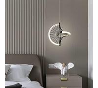 Chandeliers, Light丨black Iron Fan-Shaped Chandelier Lighting Compatible with Dining Room And Bedroom丨led Hanging Chandeliers Compatible with Corridor Background Wall/Color/36C
