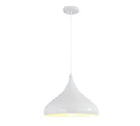 Chandeliers Multi Colour Light Black Elegant Pendant Nordic Style Indoor Suspension Lamp Suitable for Dining Living Room,Bedroom,Hallway,Kitchen,Bar(White,24cm)