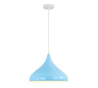 Chandeliers Multi Colour Light Black Elegant Pendant Nordic Style Indoor Suspension Lamp Suitable for Dining Living Room,Bedroom,Hallway,Kitchen,Bar(Blue,24cm)