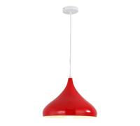 Chandeliers Multi Colour Light Black Elegant Pendant Nordic Style Indoor Suspension Lamp Suitable for Dining Living Room,Bedroom,Hallway,Kitchen,Bar(Red,32cm)