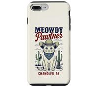 Chandler AZ USA - Divertente disegno a forma di gatto Meowdy Pawtner Custodia per iPhone 7 Plus/8 Plus