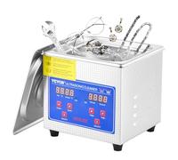 Chaneau Pulitore ad Ultrasuoni 15L Lavatrice ad Ultrasuoni Professionale in Acciaio Inossidabile Multifunzione con Timer Digitale di Riscaldamento per Occhiali Orologi Gioielli Laboratorio