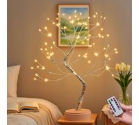 ChaneeHann Arbre Lumineux avec 108 LED et Télécommande, Arbre Fairy Light Branches Réglables pour Déco DIY, Lumière Chaude pour Ambiance Romantique, Décoration Intérieure Salon Chambre Bureau Fêtes