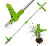ChaneeHann Estirpatore Erbacce Manuale con Manico 1m Alluminio Ispessito, Attrezzo per Estirpare Le Erbacces, Togli Erbacce da Giardino per Rimuovere Tarassaco e Malerbe, Utensile da Giardinaggio