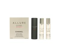 ALLURE HOMME SPORT eau de toilette vaporizzatore e due ricariche 3 x 20 60 ml