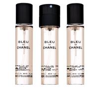 BLEU eau de parfum vaporizzatore twist & spray 3 refills x 20 ml
