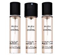 Chanel Bleu de Chanel Parfum - Refill profumo da uomo 3 x 20 ml