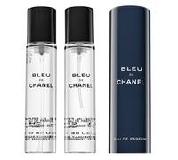 Chanel Bleu de Chanel - Refillable Eau de Parfum da uomo 3 x 20 ml