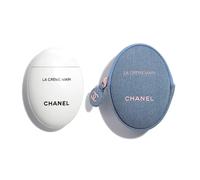 Chanel La Crème Main Hand Cream Denim edizione limitata con pochette