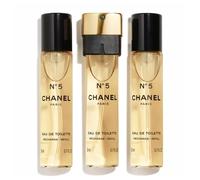 CHANEL N°5 eau de toilette purse spray refills 3 x 20 ml