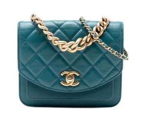 Chanel Vintage - Borsa a mano con patta - - Bags - Donna - Blu - ONE SIZE