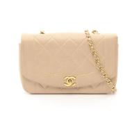 Chanel Vintage - Pre-owned Matelasse Diana Flap Lambskin Shoulder Bag - - Pre-owned - Donna - Beige - ONE SIZE