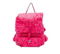 Chanel Vintage - Pre-owned Zaino Convertibile in Nylon - - Pre-owned - Donna - Rosa - ONE SIZE