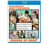 Change of Habit (Blu-ray) Elvis Presley Mary Tyler Moore Barbara McNair Ed Asner