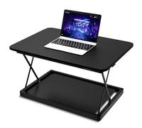 Changedesk mini - Fast Affordable altezza regolabile in piedi scrivania conversion| ergonomico laptop e computer desktop stand Up Desk converter (nero)