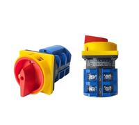 Changeover Rotary Cam Switch Power Cut-off Combination Knob Padlock Master Control Circuit OFF-ON LW28 LW26GS-63/04-2