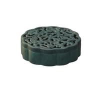 changgengyi Bruciatore di incenso, Bruciatore di incenso Compatto for Interni, Supporto in Ottone for Coni 4H, Polvere Non appiccicosa e Bastoncino