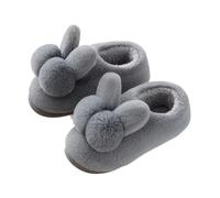 changgengyi Pantofole di cotone, Pantofole in caldo cotone for donna/uomo - Comfort invernale for la casa(Gray,43 EU)