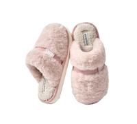 changgengyi Pantofole di cotone, Pantofole in morbido cotone for donna/uomo, calde e comode for la casa in inverno(Pink,36 EU)