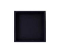 changgengyi Vassoio per Piante, Sottovaso in Cemento Imitazione, for Interni ed Esterni, vaschetta di drenaggio for Piante quadrate(Black,M)