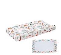 Changing Mat Anti Roll - Changing Pad Cover | Cotton Soft Breathable Chânging Table Cover Waterproof | Cute Print Patterns Diaper Changîng Table Covers & Pads | Portatile Nappy Changîng Mat