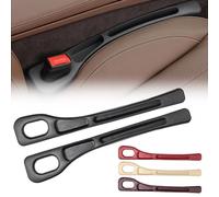 CHANGKAIFA 2 Pezzi Riempitivo per Sedili Auto per Ford Focus Turnier 4 (IV) HP I 2018-2024 -, Car Seat Gap Filler,Striscia a Prova di Perdite sul Lato del Sedile,Striscia di Riempimento,Black