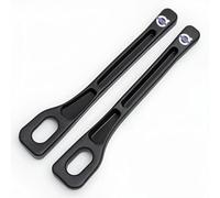 CHANGKAIFA 2 Pezzi Riempitivo per Sedili Auto per Volvo C30, Car Seat Gap Filler,Striscia a Prova di Perdite sul Lato del Sedile,Striscia di Riempimento,Black