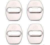 CHANGKAIFA 4 Pezzi Copertura della Serratura della Portiera Dell'auto per MG Maxus 9 2022-2024 2025, Protezione per Serratura Portiera Auto Ammortizzante,Silver