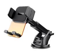 CHANGKAIFA Porta Cellulare Auto per Fiat FIORINO/QUBO (Bj. ab 2007), Supporto Telefono Girevole a 360° Ventosa Accessori per Auto Supporto Telefono da Cruscotto,D