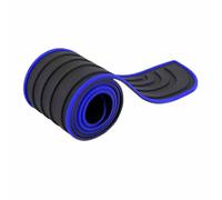 CHANGKAIFA Un Pezzo Protezione Paraurti Auto per VW Polo | Typ 2G | Bj. 2017-2021, AntiGraffio, Adesivi Soglia Auto, Protector Guard Cover, in Gomma Anti-Raschiamento,Blue-90 * 7