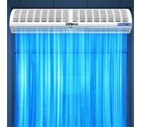 CHANGLKJ Macchina Per Barriere Daria Professionali, A Parete, Silenziosa E Con Velocità Regolabile Per Un Maggiore Risparmio Energetico E Il Controllo Degli Insetti White 47.2in/120cm