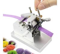 CHANGLKJ Macchina per Nappe Artistiche in Carta, Kit Manuale per Quilling, Macchina Taglierina Fai da Te, Larghezza di Taglio 5-14 Mm E Larghezza delle Nappe 0,03-2,5 Mm/Taglio Piatto, Taglio Liscio