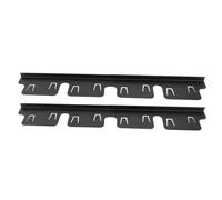 Changor 2 Coppie di Coperture per lo Spazio della Stufa, Protezioni Regolabili da 35x10 Cm in Acciaio Inossidabile per