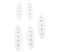 Changor 5pcs Light di Indurimento UV, Asciugacapelli a LED UV, Luce di Indurimento Portatile, Mini Lampada 5 Perle a LED USB Mini Multifunzionale Resina UV Light per Nail Art 395NM (Ovale bianca)